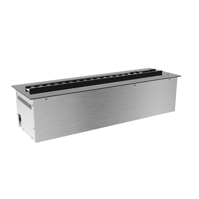 divina fire camino elettrico a vapore acqueo 3d app bruciatore inserto da incasso 75 pro line ean 8056157808817